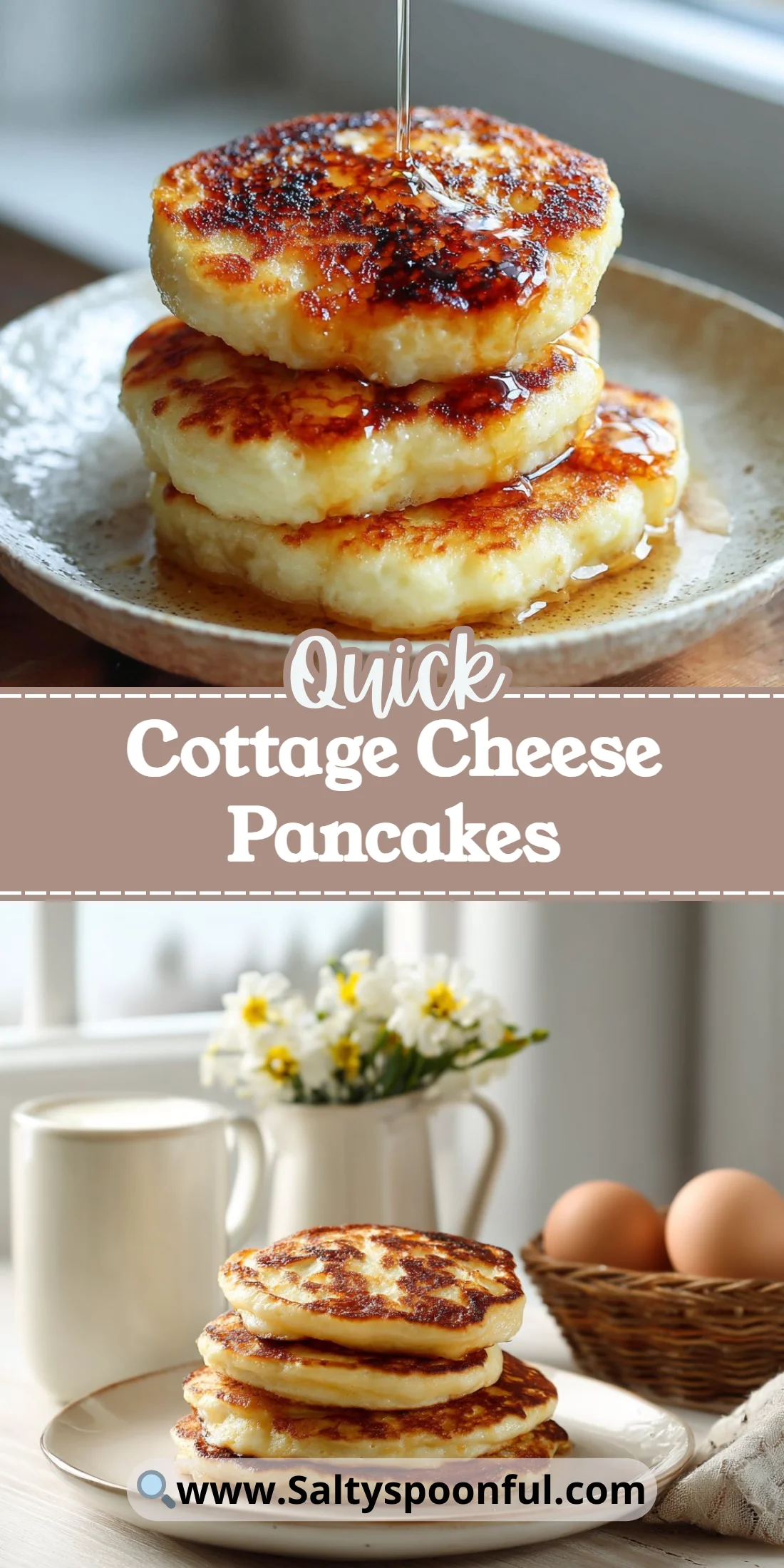 Cottage Cheese Pancakes