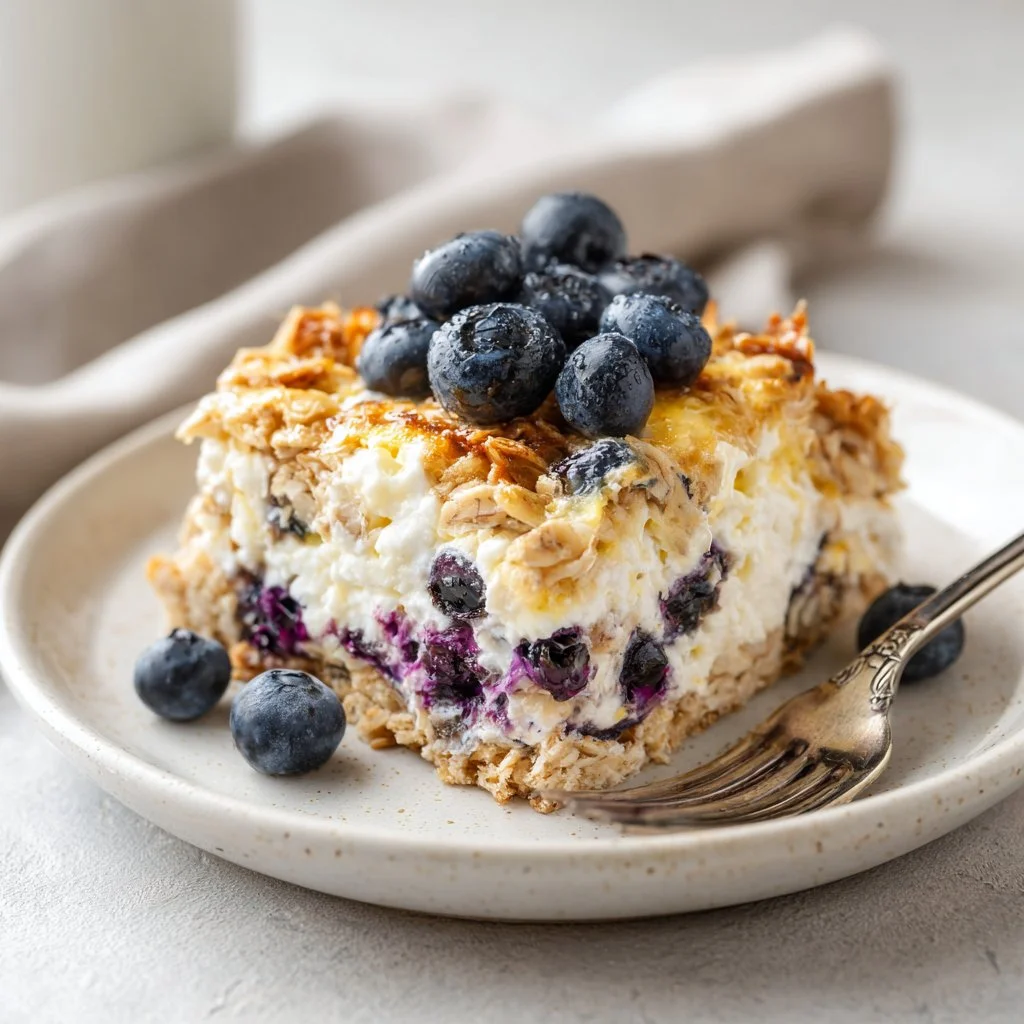 Lemon Blueberry Breakfast Bake