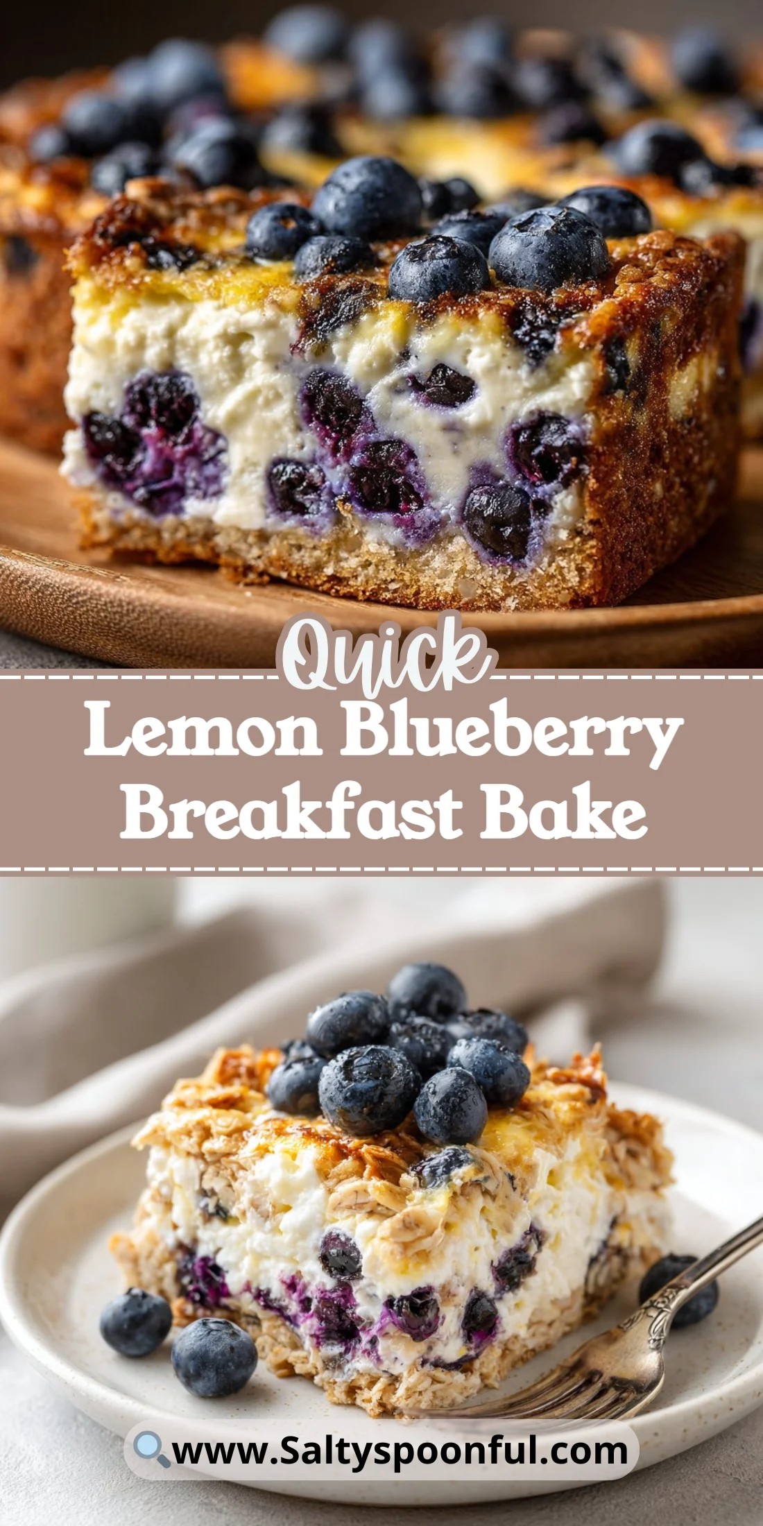 Lemon Blueberry Breakfast Bake