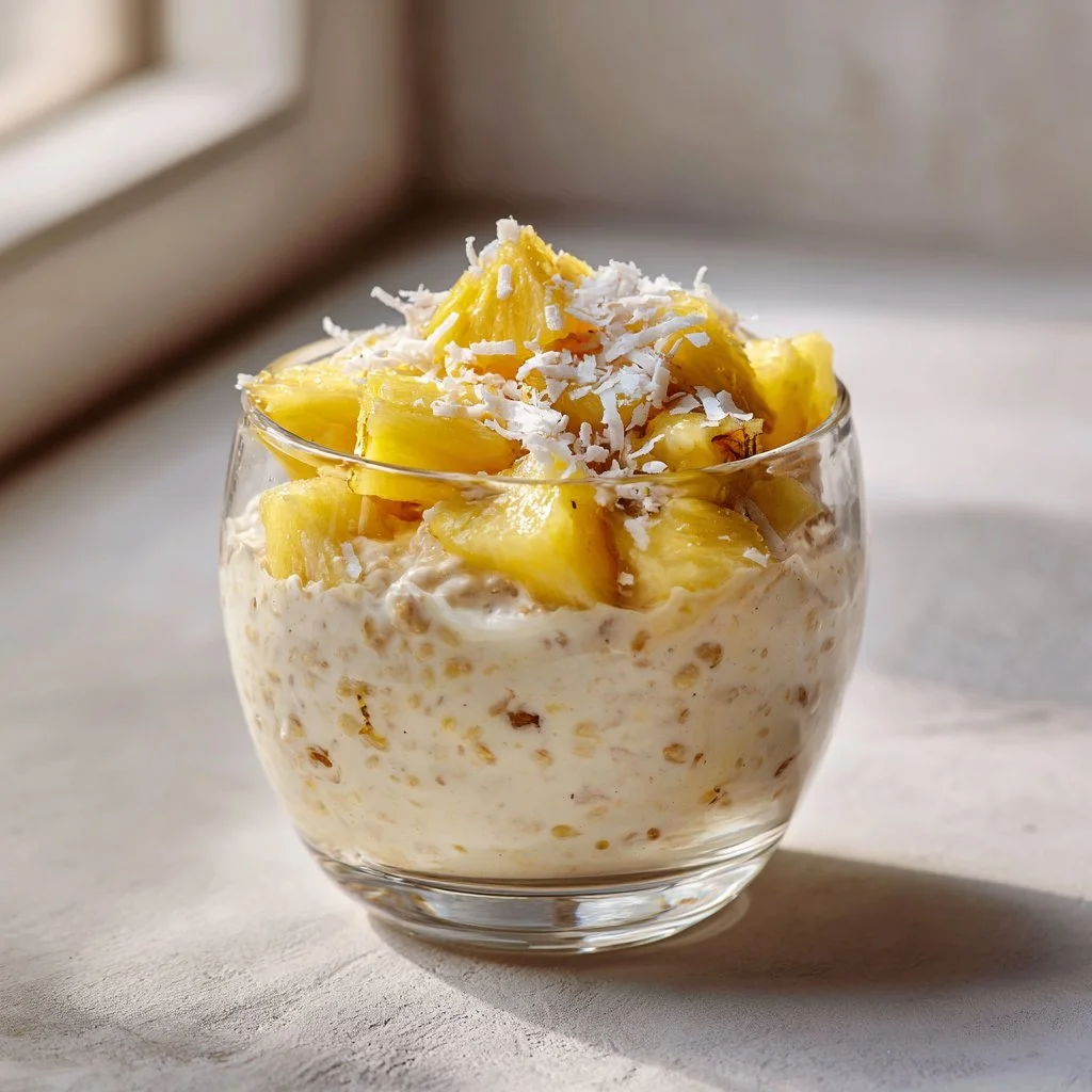 Pineapple Coconut Overnight Oats
