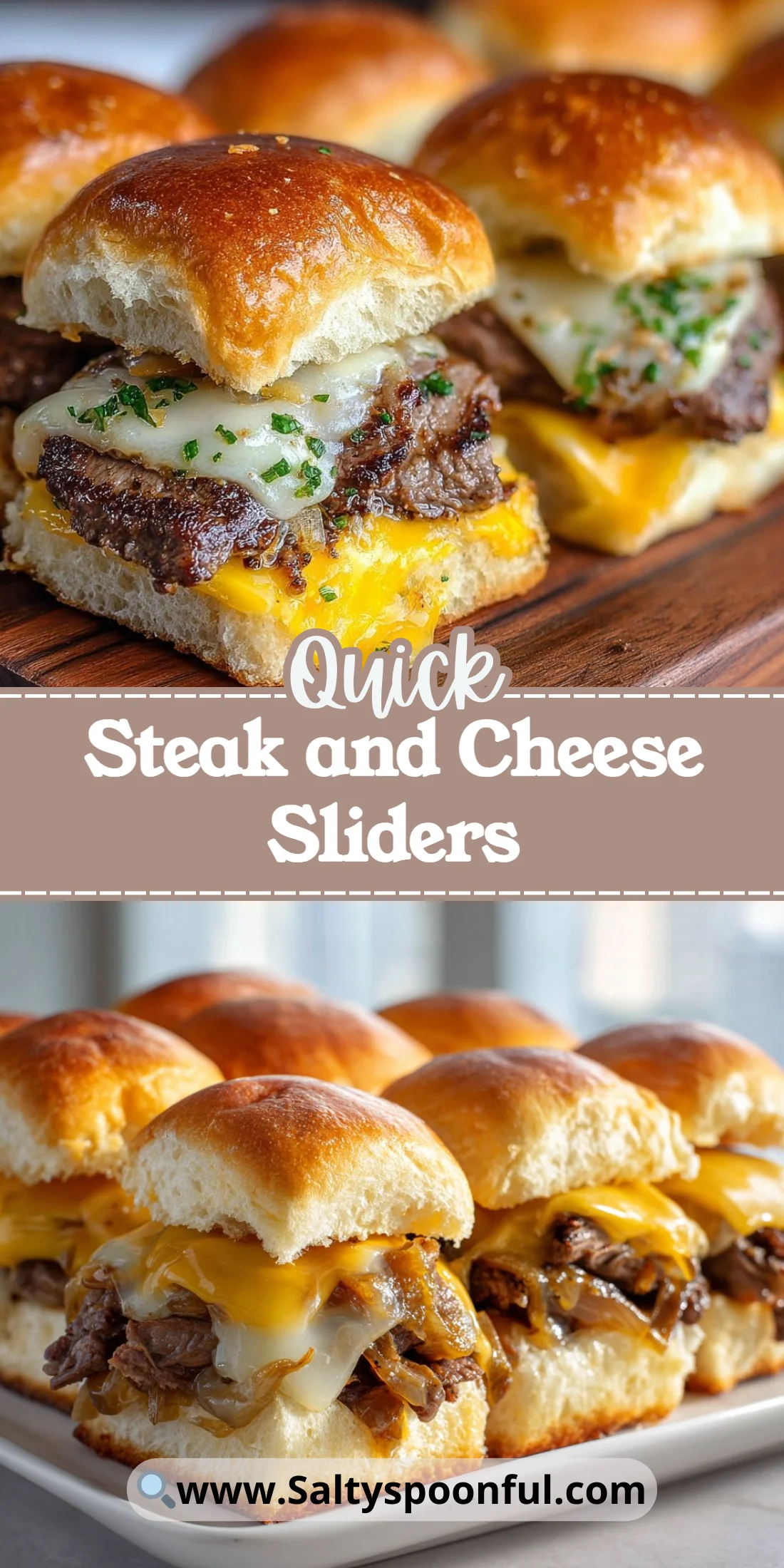 Steak and Cheese Sliders