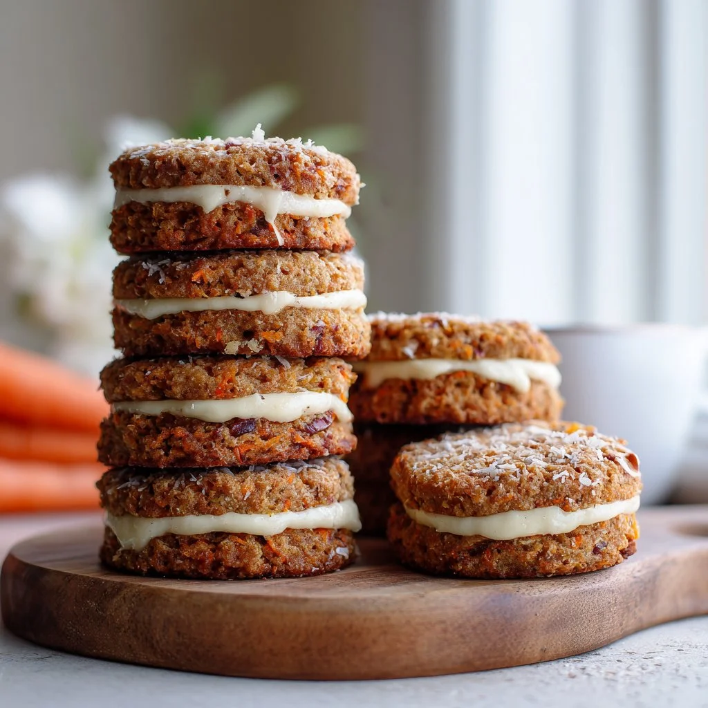 Stuffed Carrot Cake Cookies