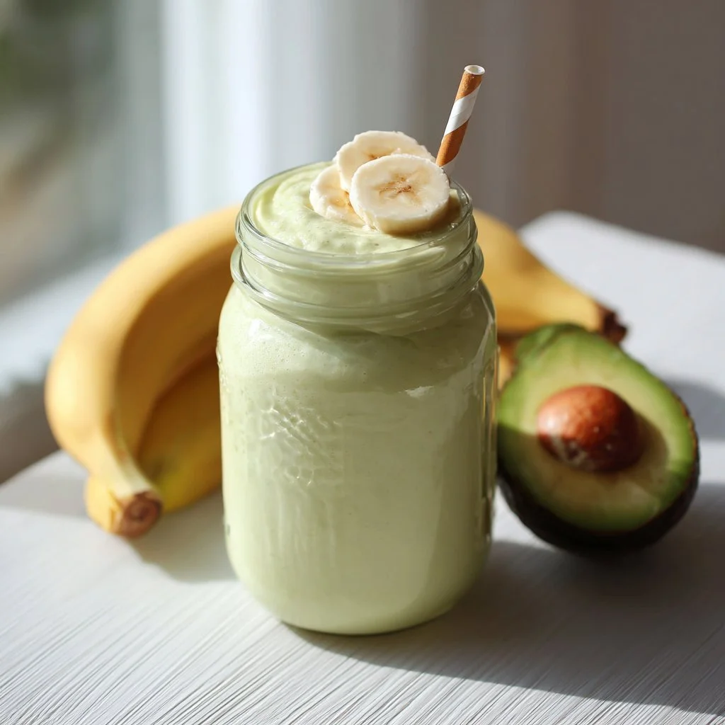 Avocado Vanilla Protein Smoothie