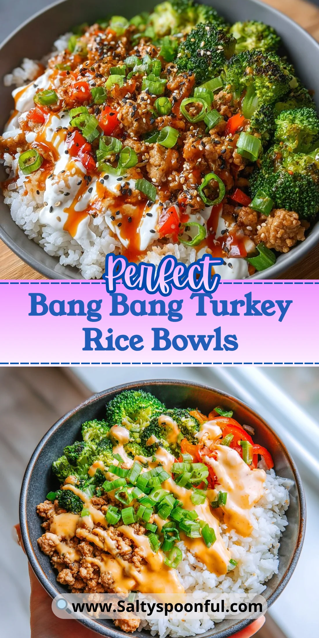 Bang Bang Turkey Rice Bowls