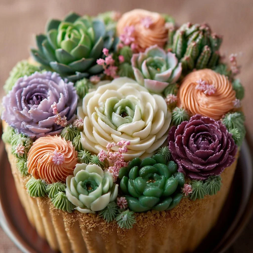 Beautiful buttercream succulent gardens showcasing vibrant arrangements and easy care.
