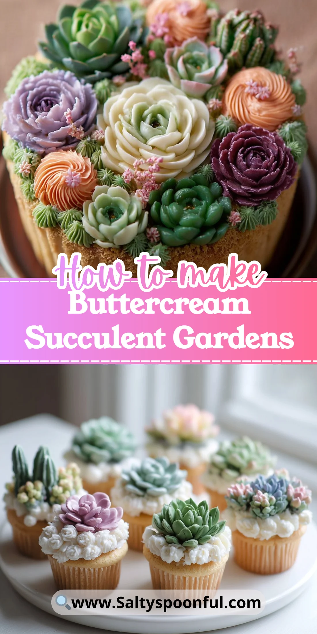 Buttercream Succulent Gardens