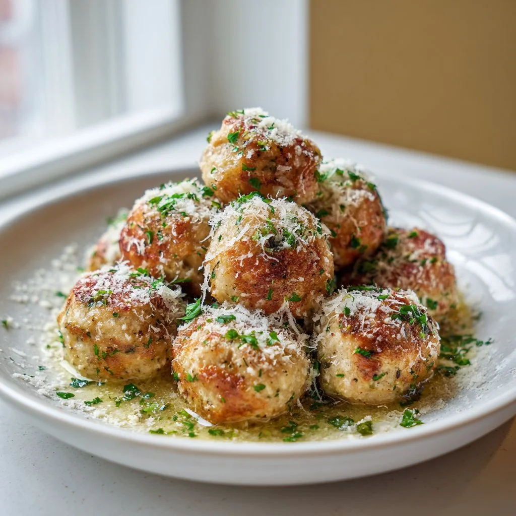 Chicken Piccata Meatballs
