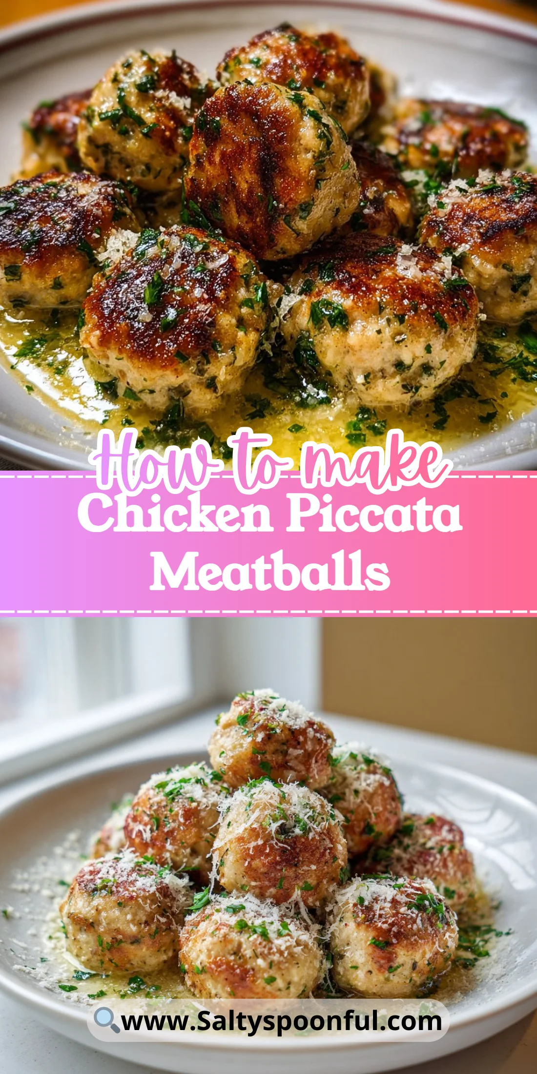 Chicken Piccata Meatballs