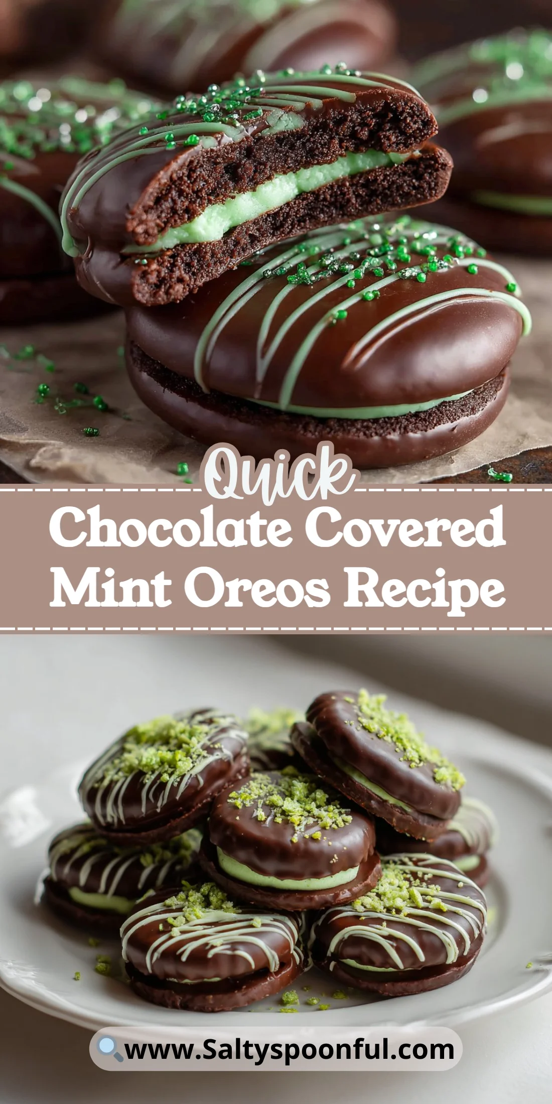 Chocolate Covered Mint Oreos Recipe