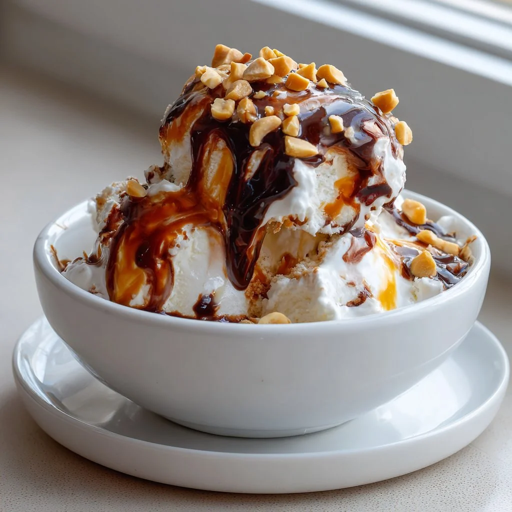 Cottage Cheese Snickers Ice Cream