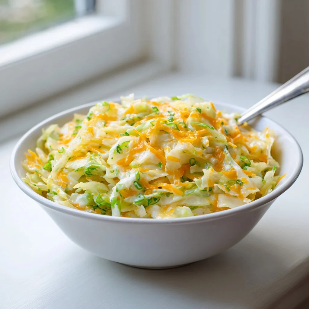 Creamy Cabbage and Cheddar Side Dish