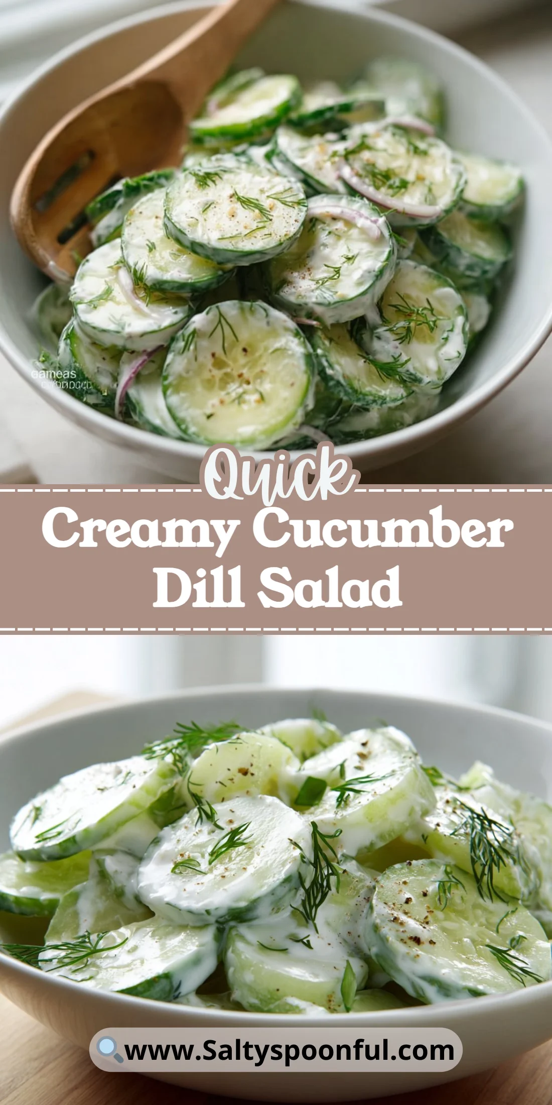 Creamy Cucumber Dill Salad