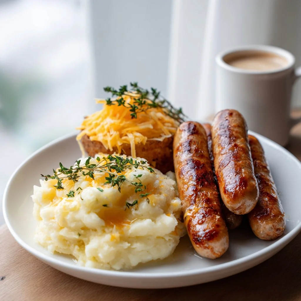 Crispy St. Patrick’s Irish Sausages and Mashed Potatoes Cups