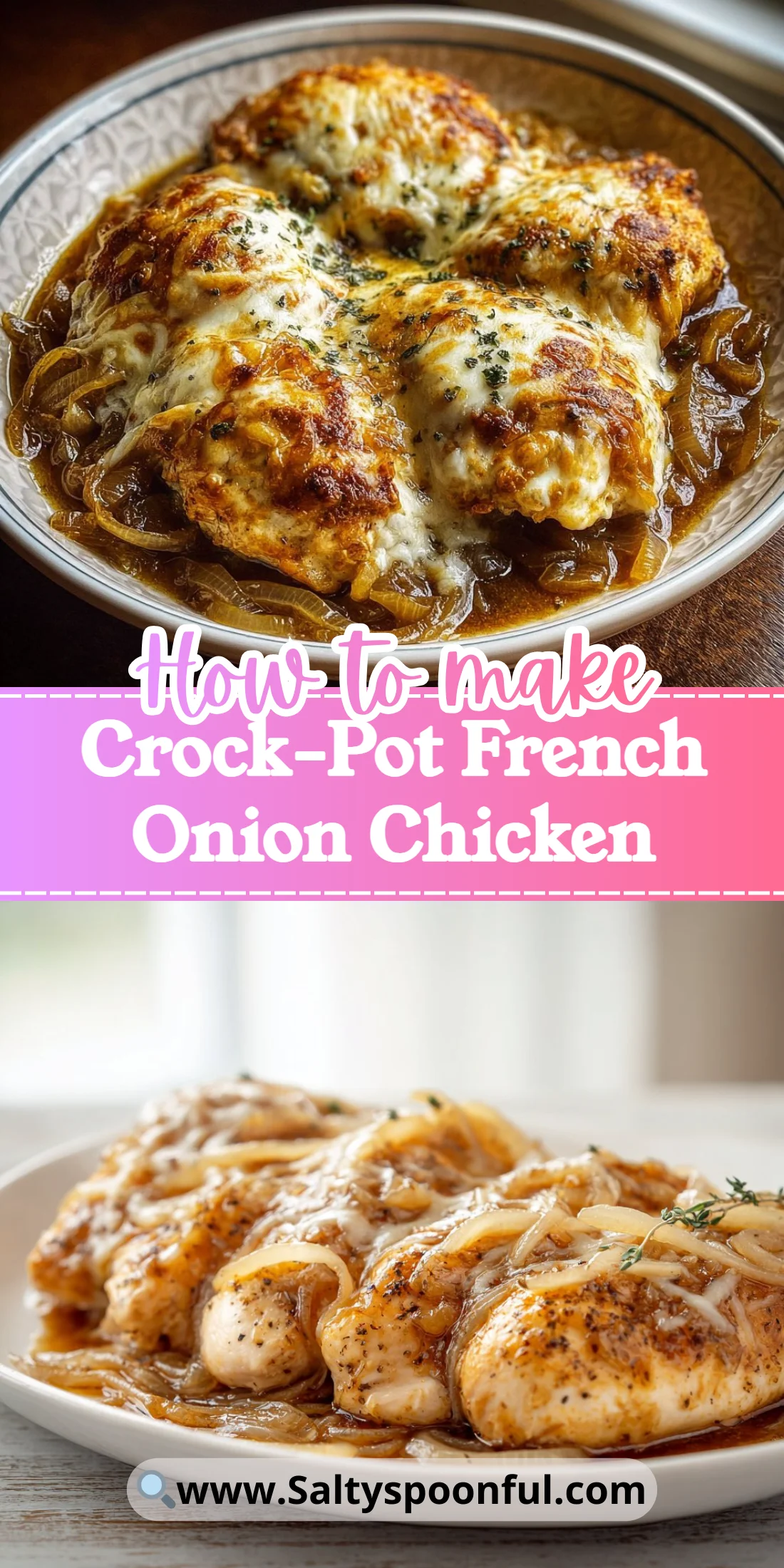 Crock-Pot French Onion Chicken