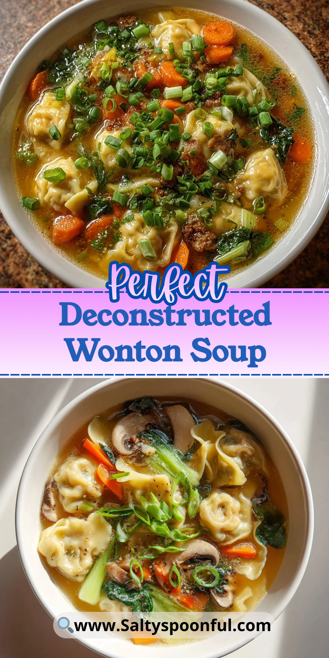 Deconstructed Wonton Soup