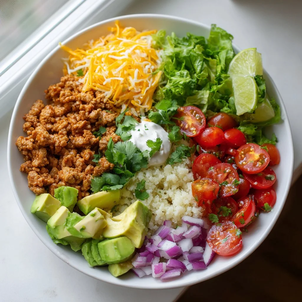 Easy Low Carb Burrito Bowl - 25min Breakfast Protein-Packed