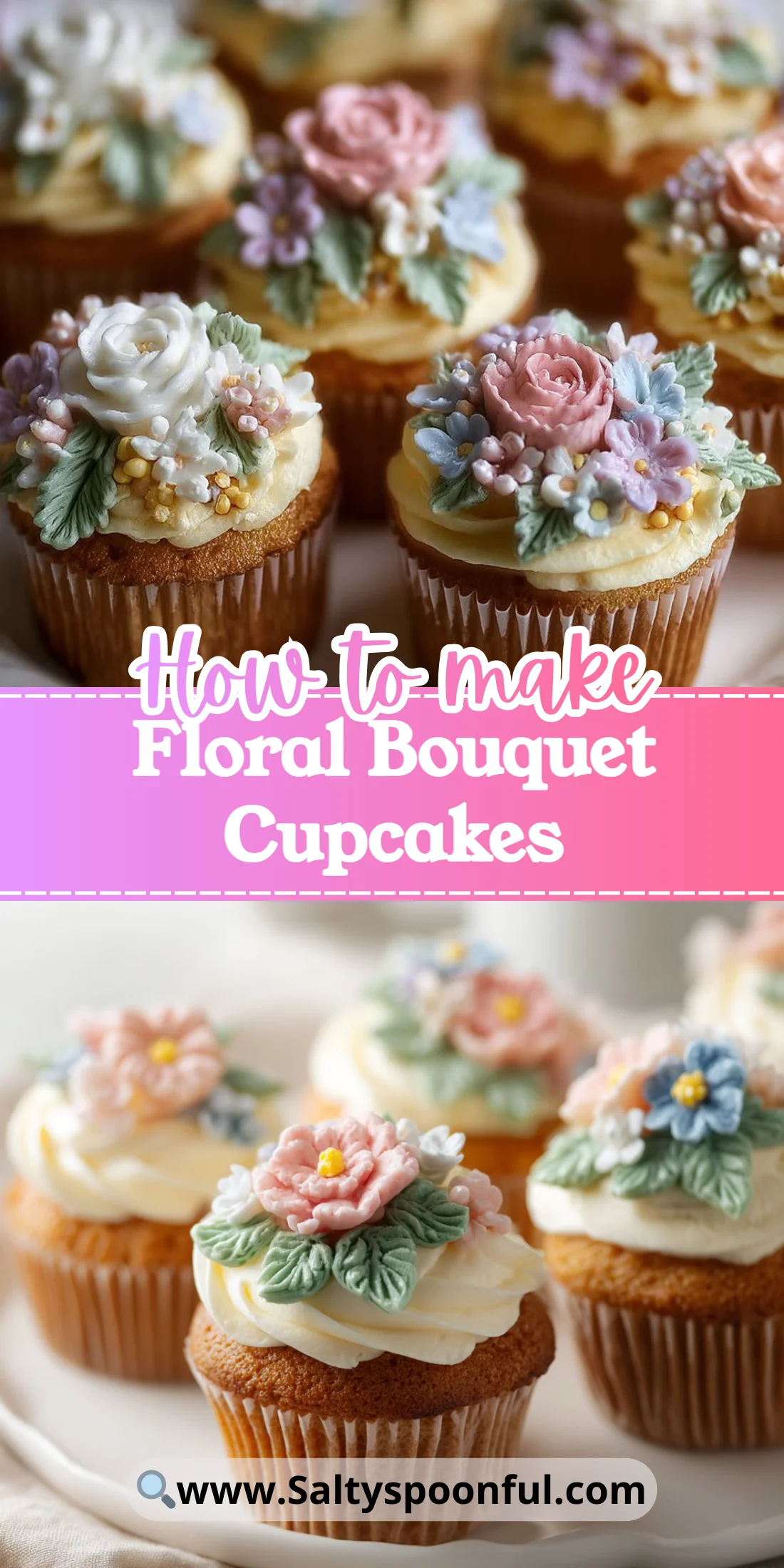 Floral Bouquet Cupcakes