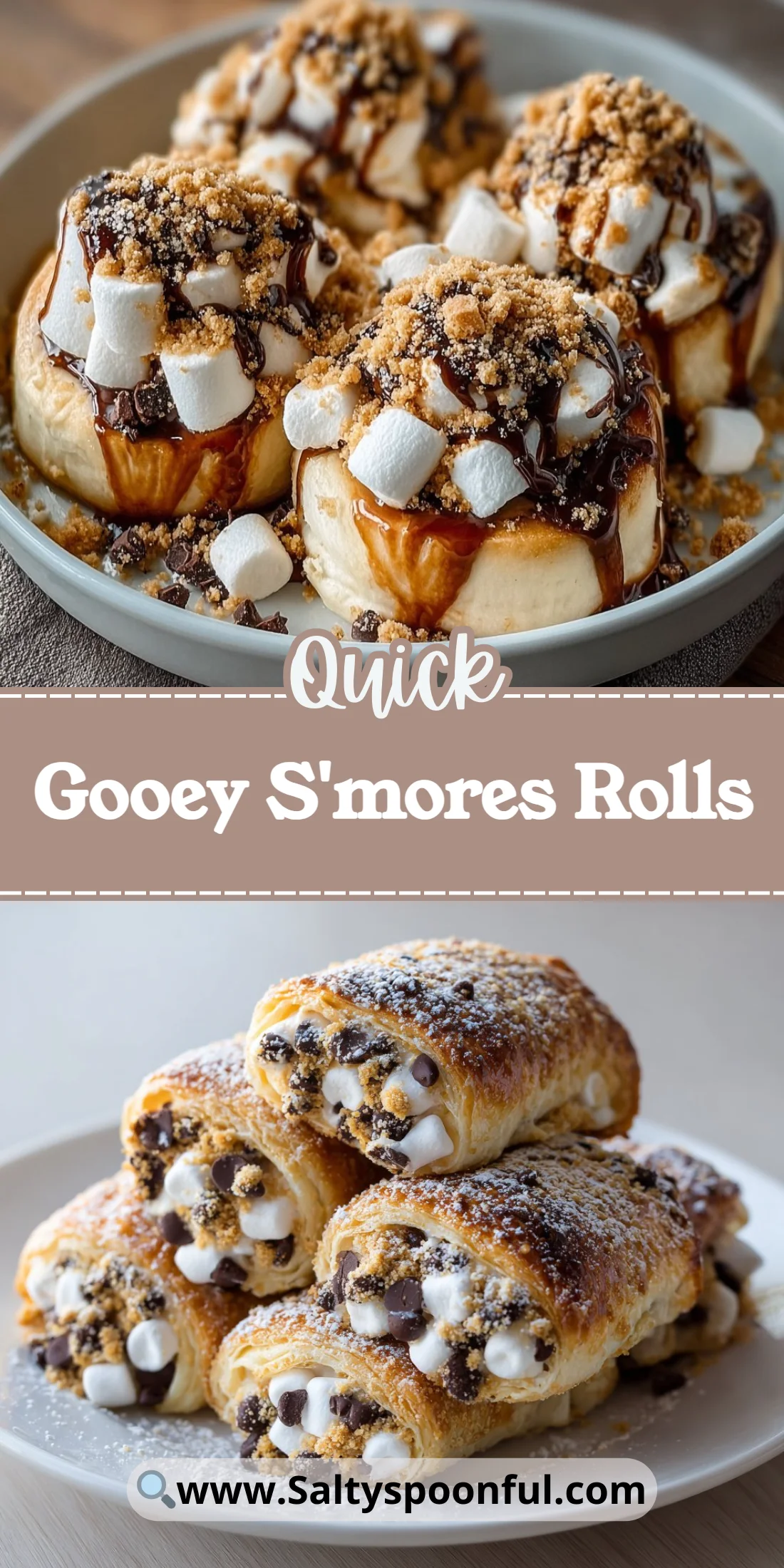 Gooey S'mores Rolls