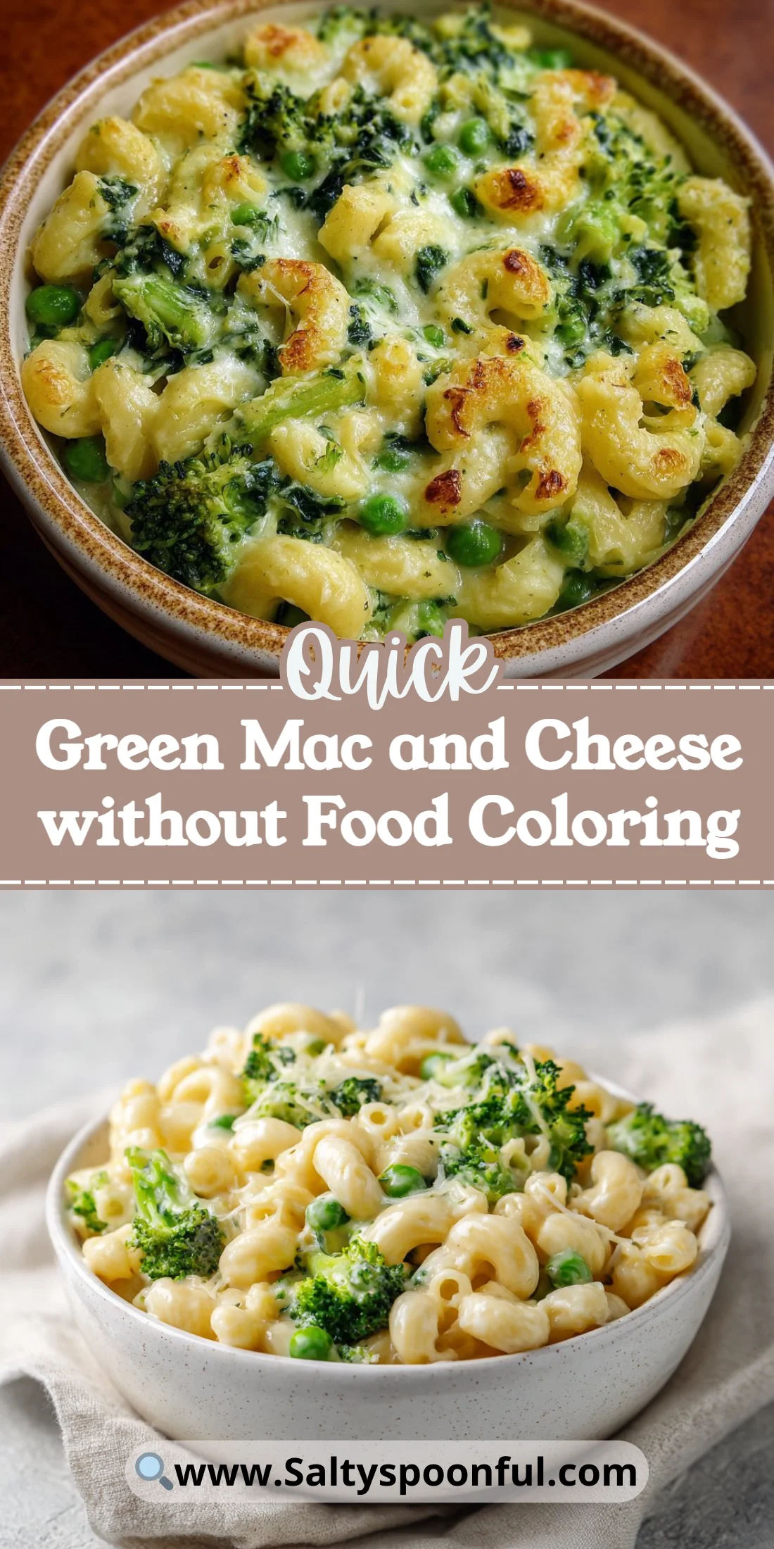 Green Mac and Cheese without Food Coloring