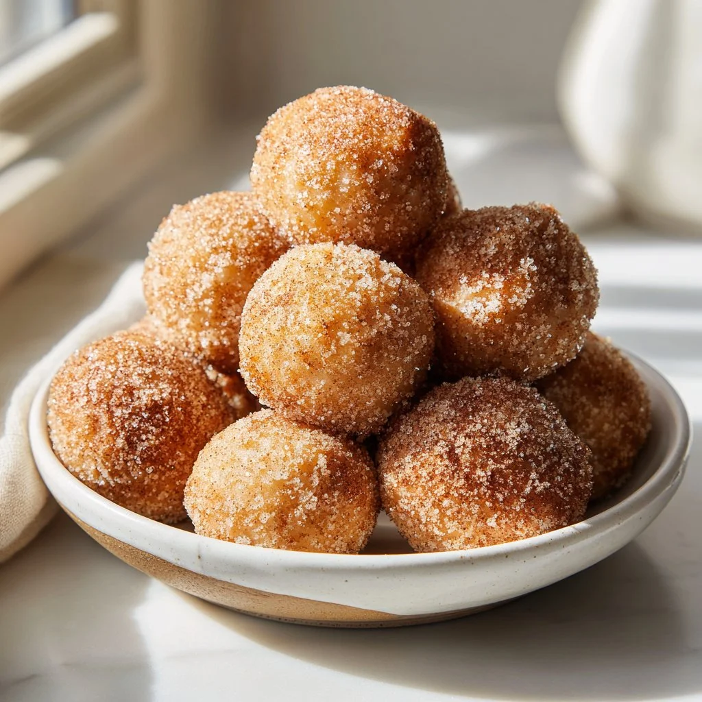 Healthy Baked Churro Bites