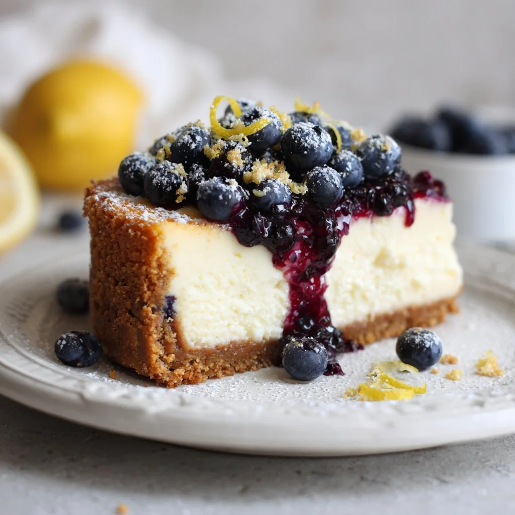 Lemon Blueberry Cheesecake