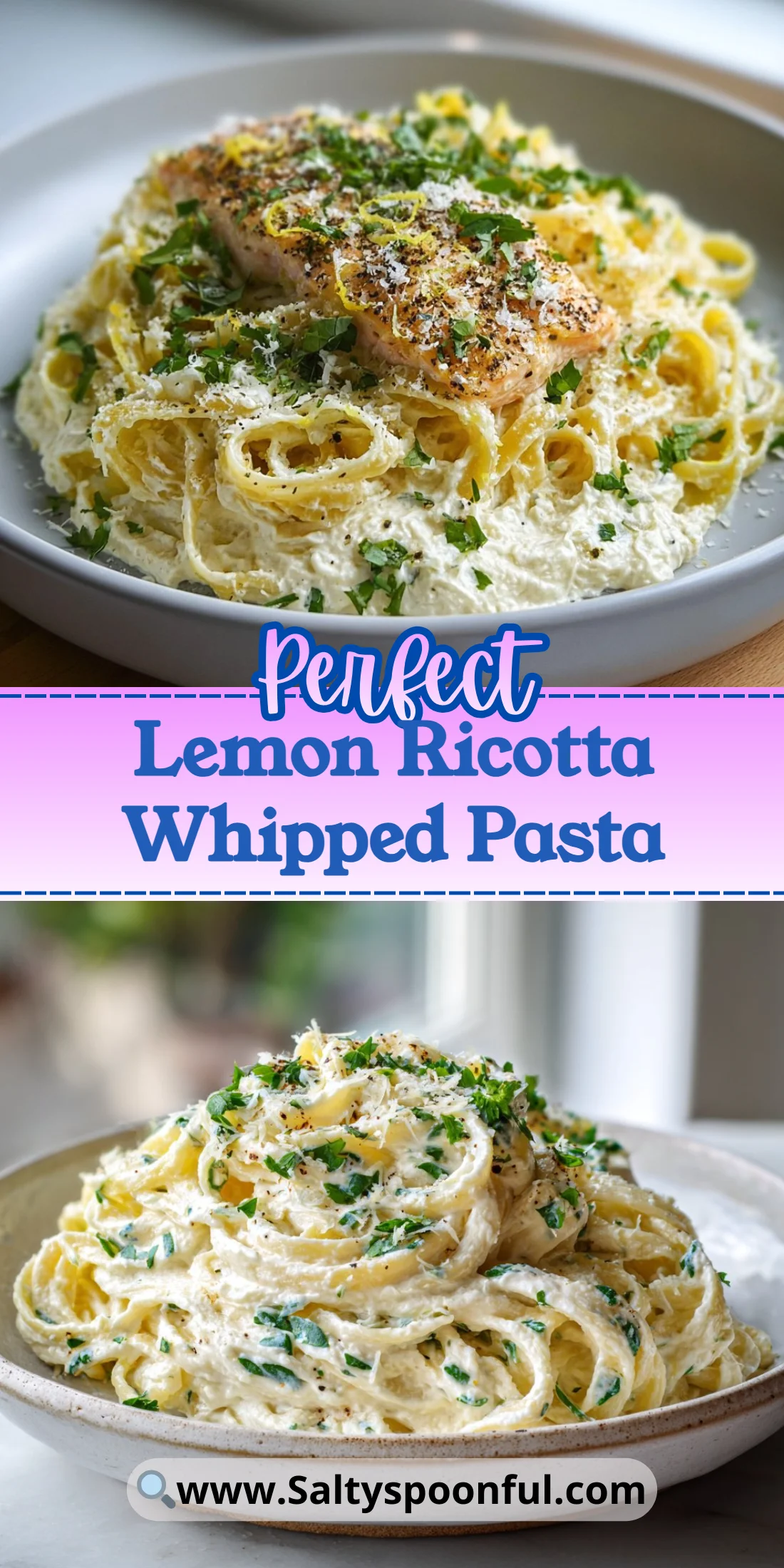 Lemon Ricotta Whipped Pasta