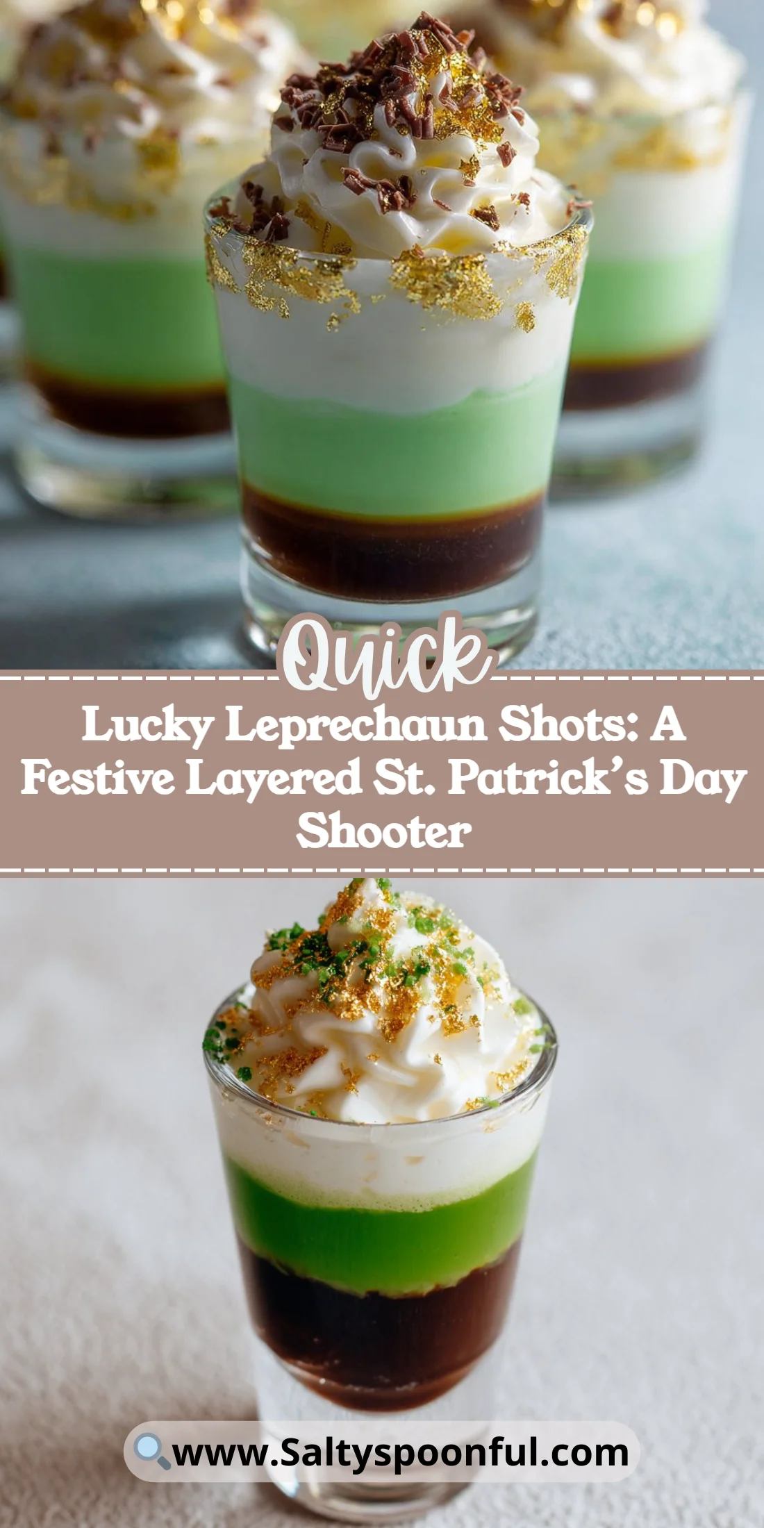 Lucky Leprechaun Shots: A Festive Layered St. Patrick’s Day Shooter