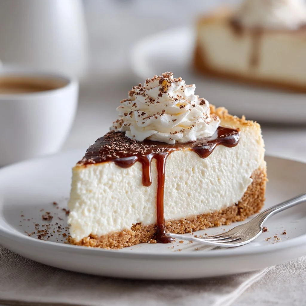 Magic Shell Yogurt Cheesecake