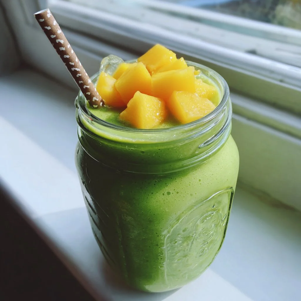 Mango Green Protein Smoothie