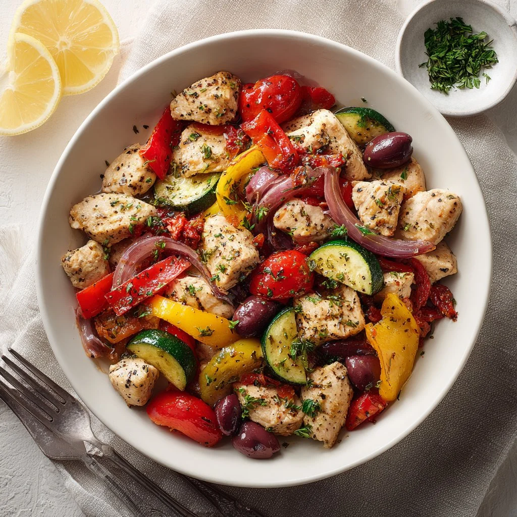 Mediterranean Chicken Stir Fry Recipe