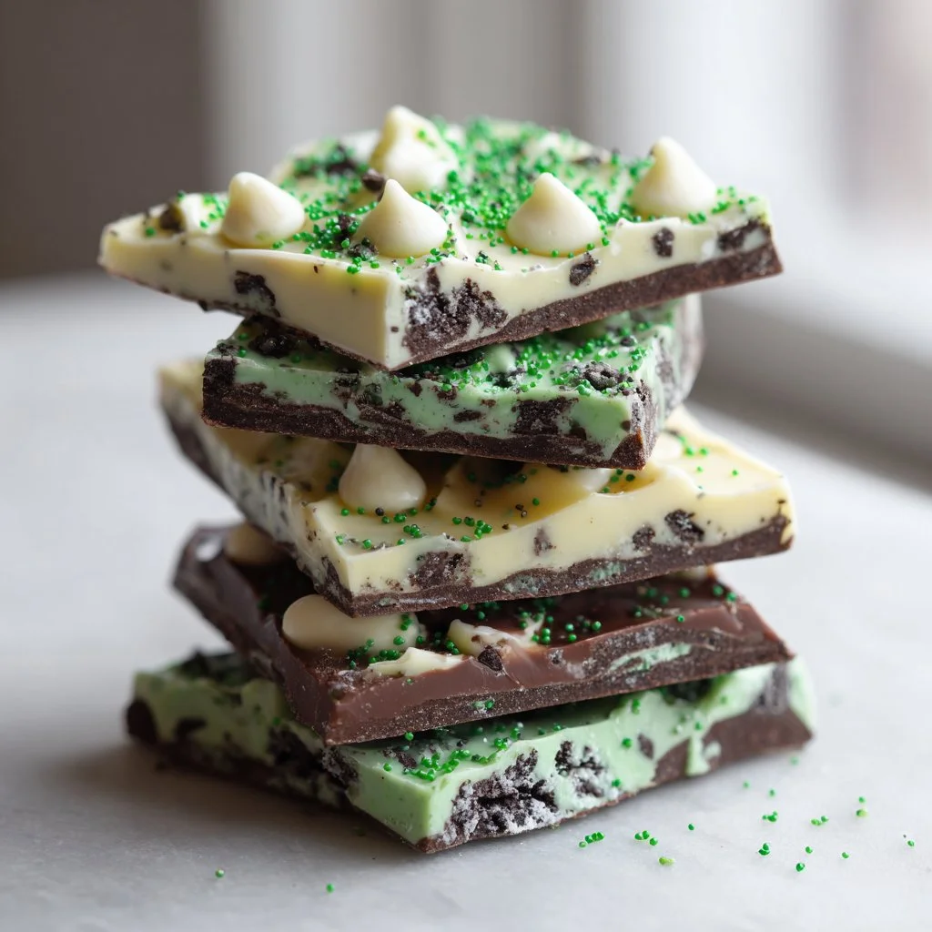 Mint Oreo Chocolate Bark