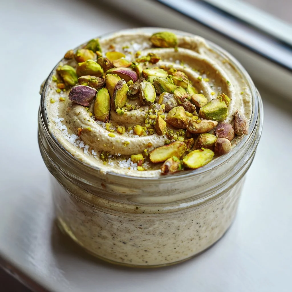 Pistachio Butter & Tahini Swirl
