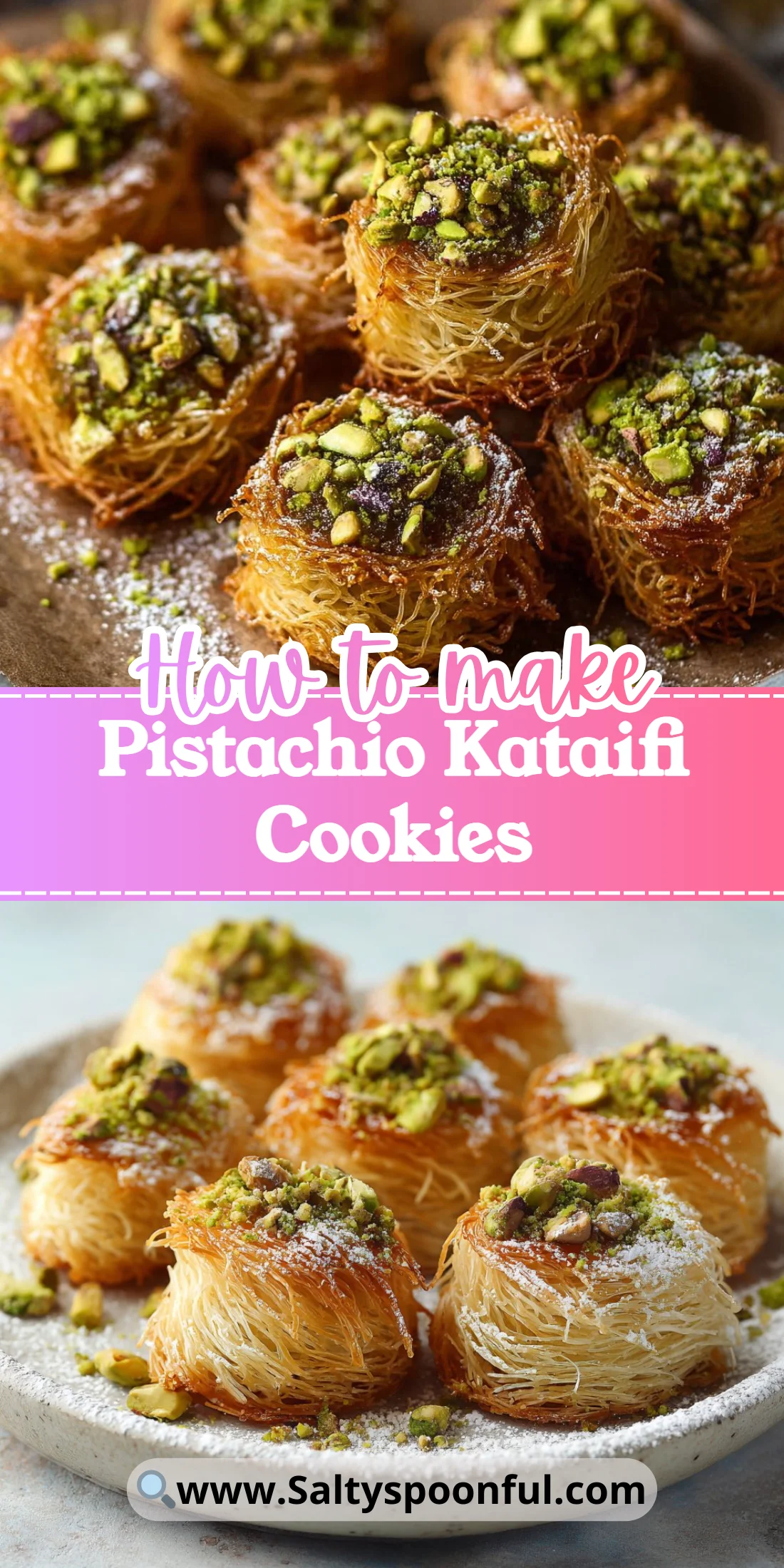 Pistachio Kataifi Cookies