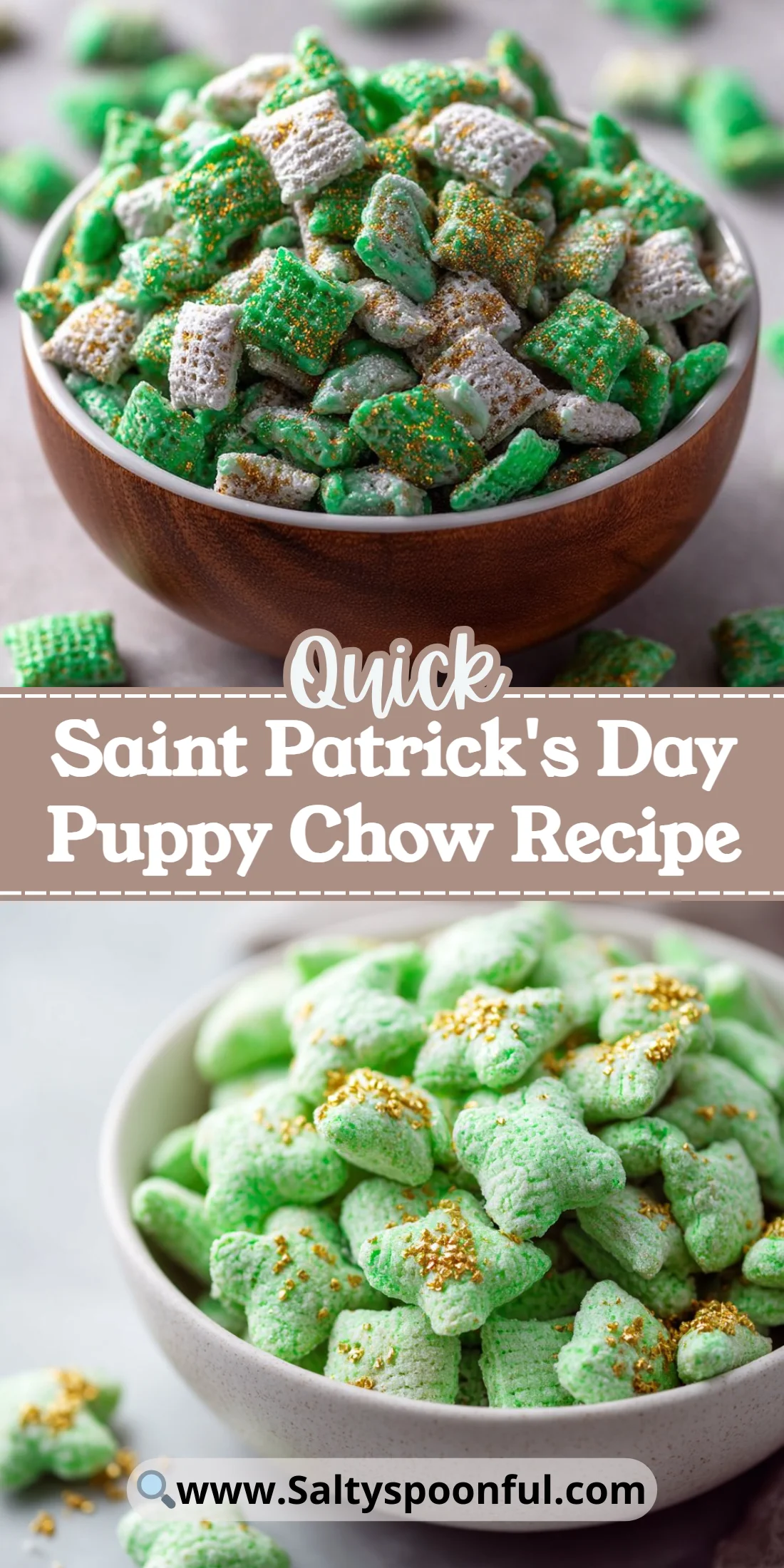 Saint Patrick's Day Puppy Chow Recipe