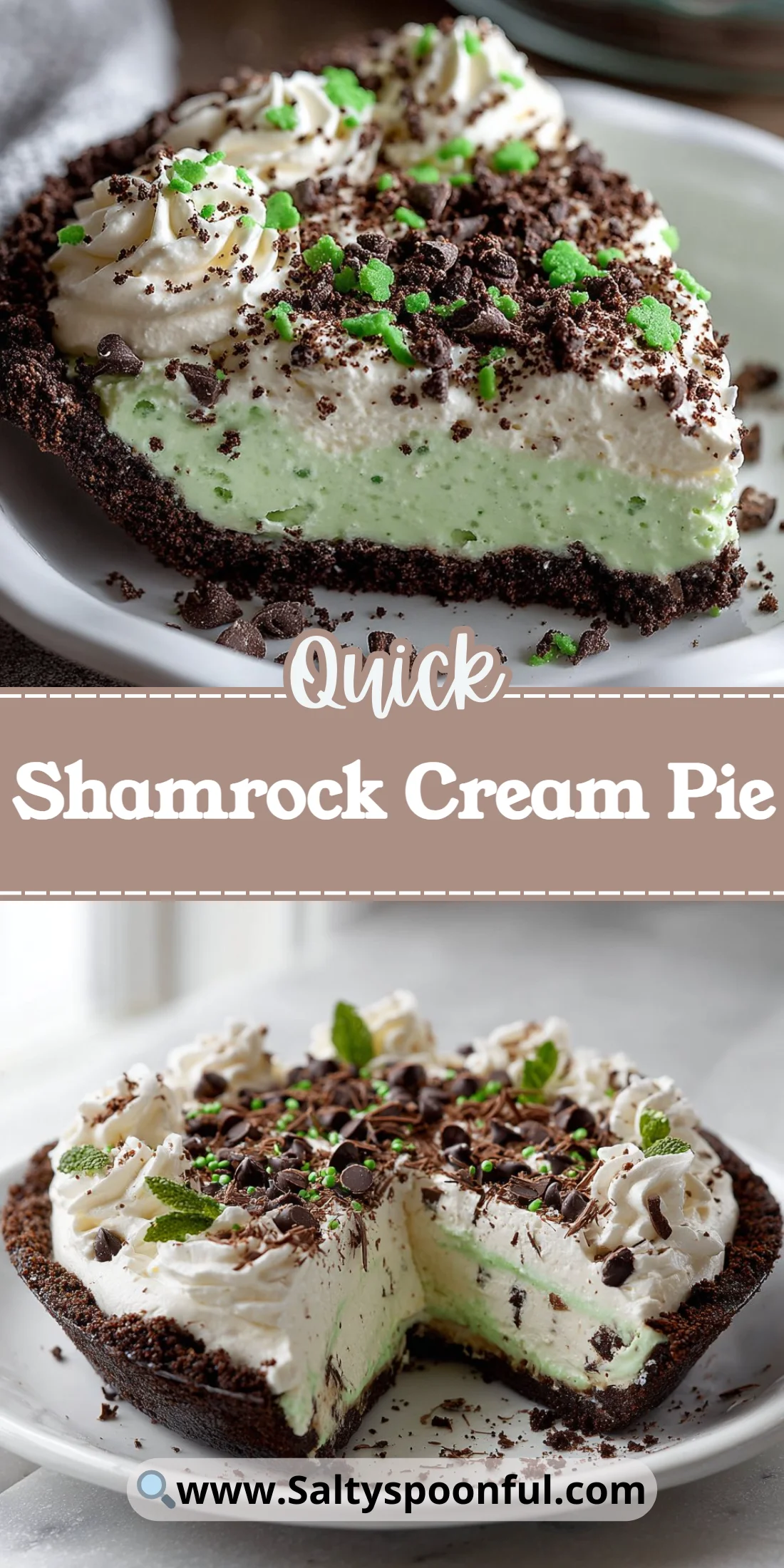 Shamrock Cream Pie