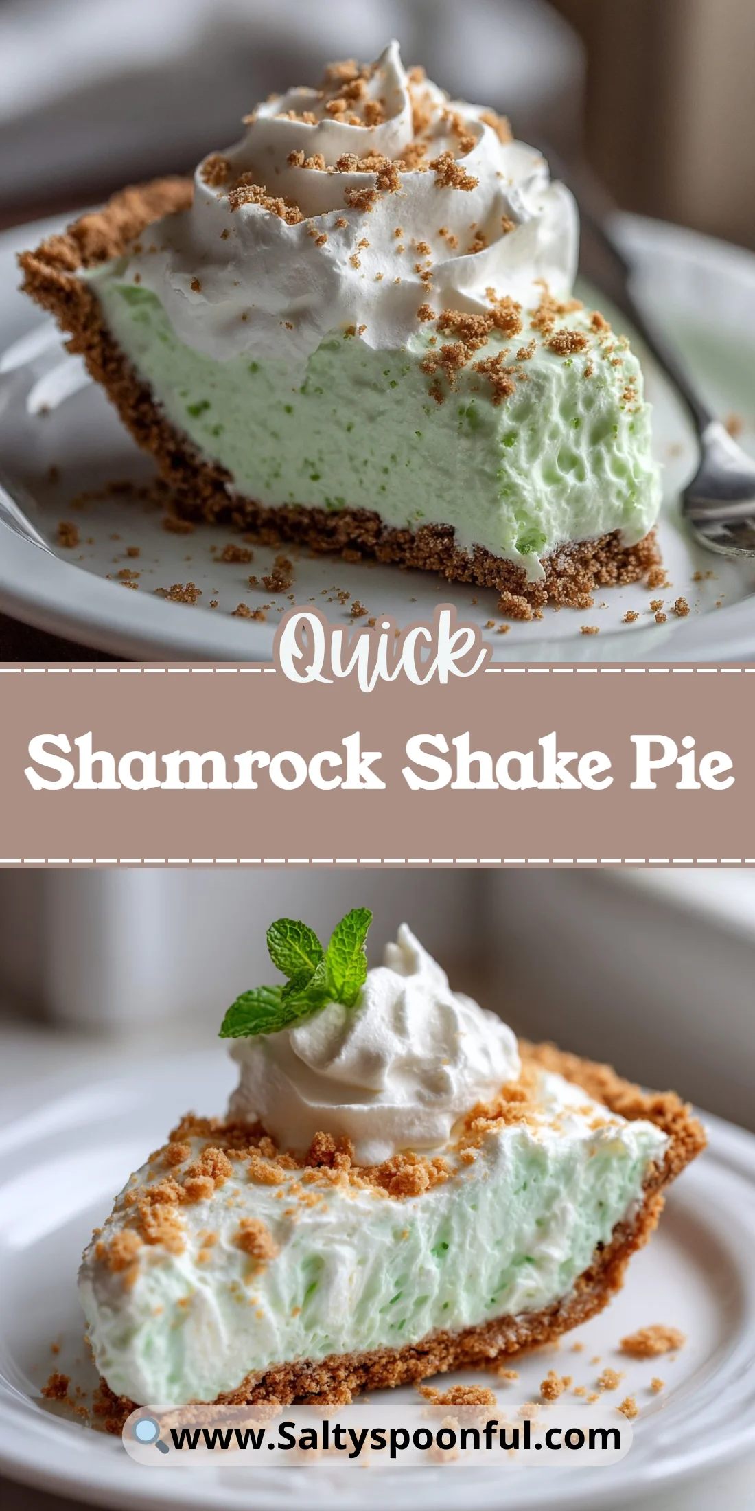 Shamrock Shake Pie