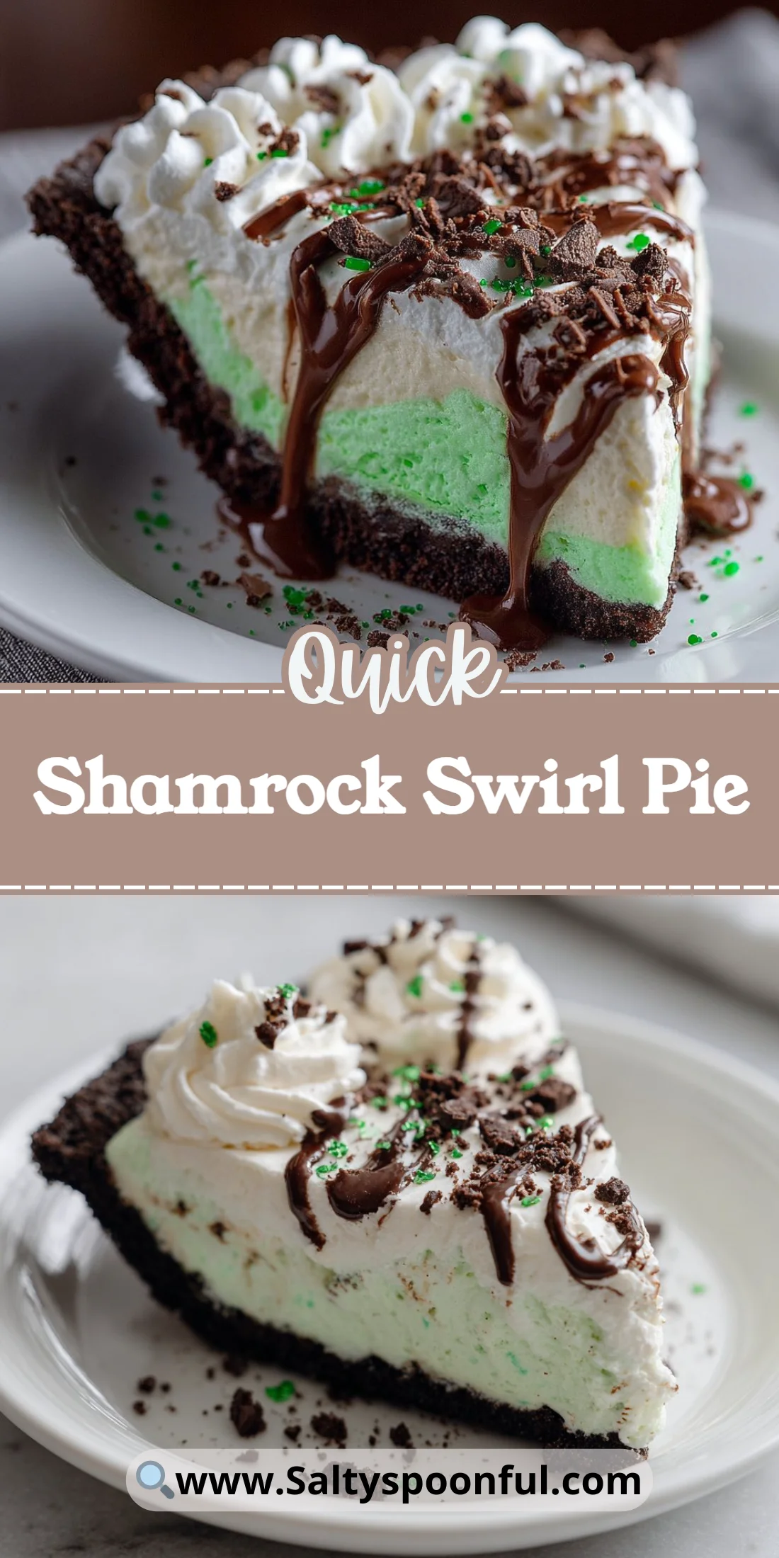 Shamrock Swirl Pie
