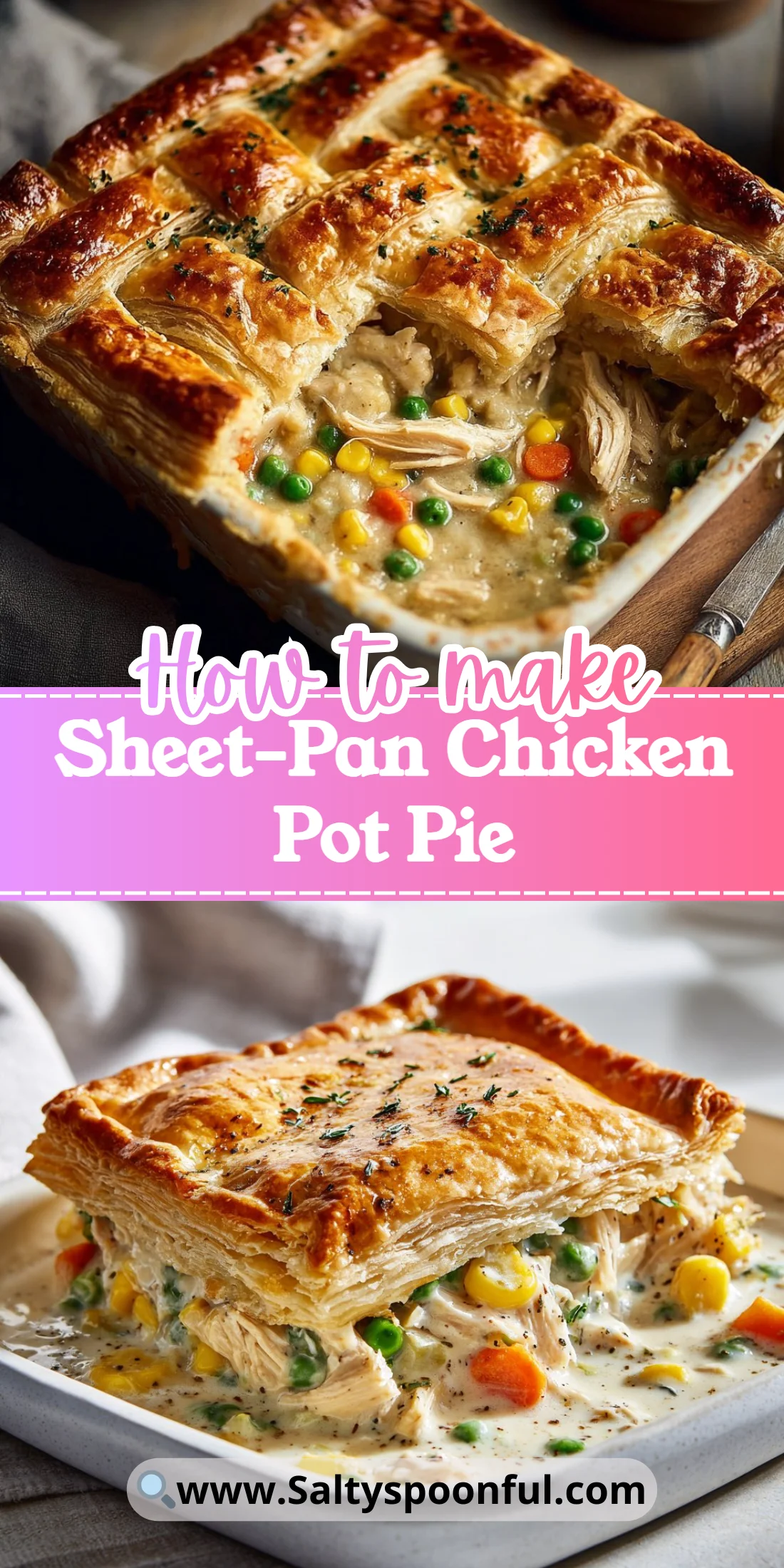 Sheet-Pan Chicken Pot Pie