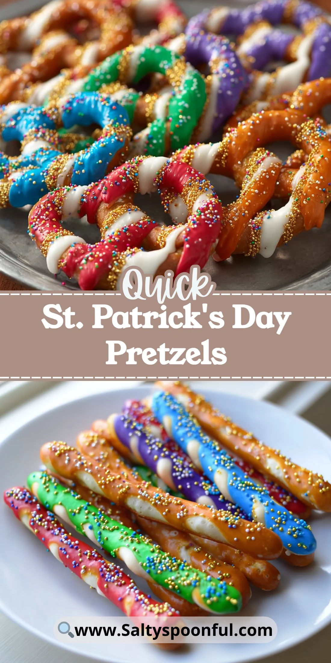 St. Patrick's Day Pretzels