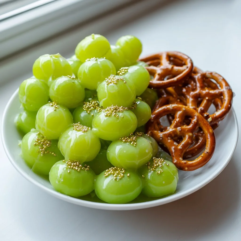 St. Patrick's Day Snacks: Decorative Dipped Grapes