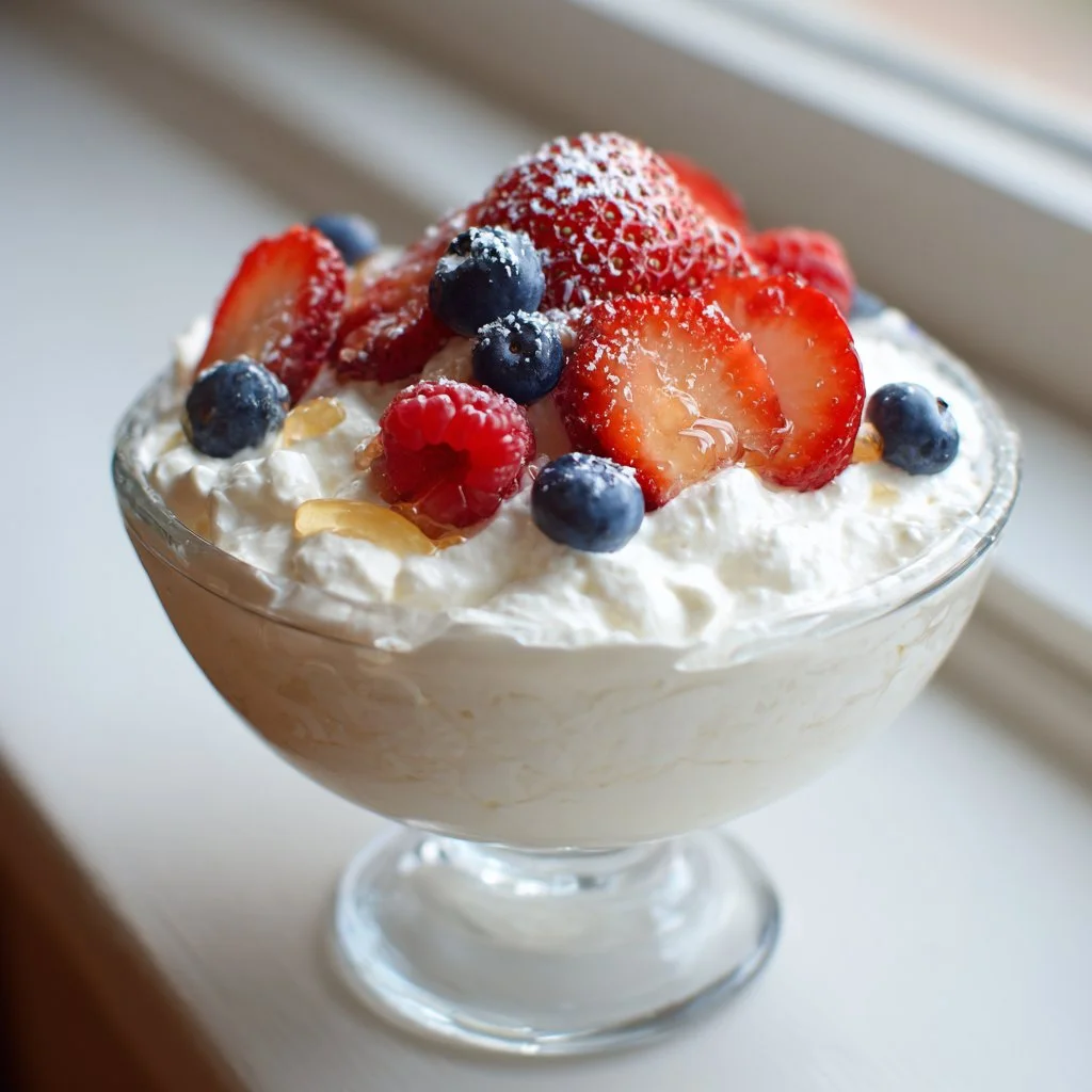 Whipped Cottage Cheese Mousse