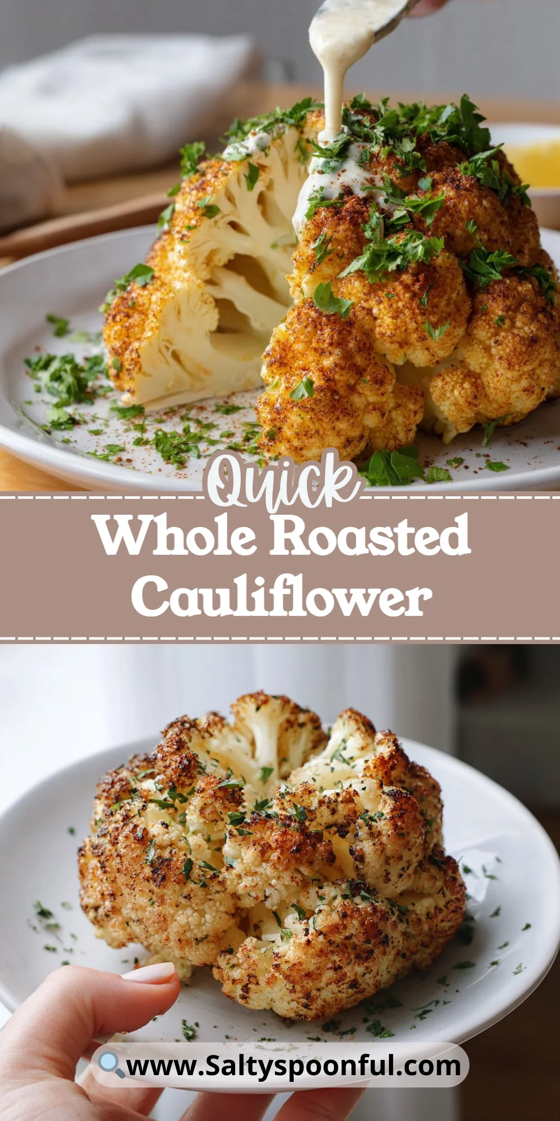 Whole Roasted Cauliflower