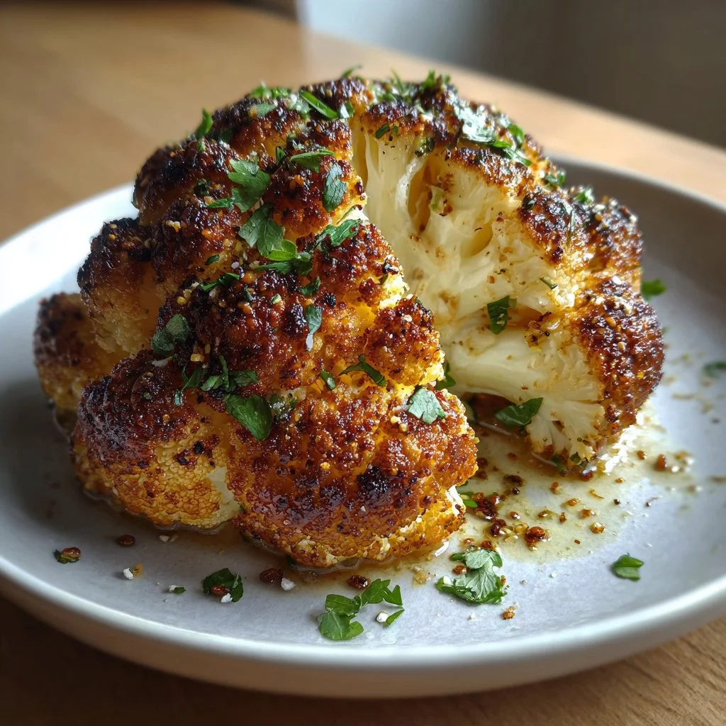 Whole Roasted Cauliflower