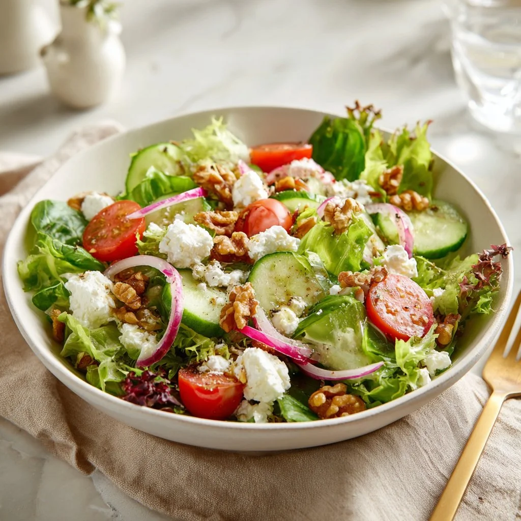 Best Easter Spring Salad with Goat Cheese
