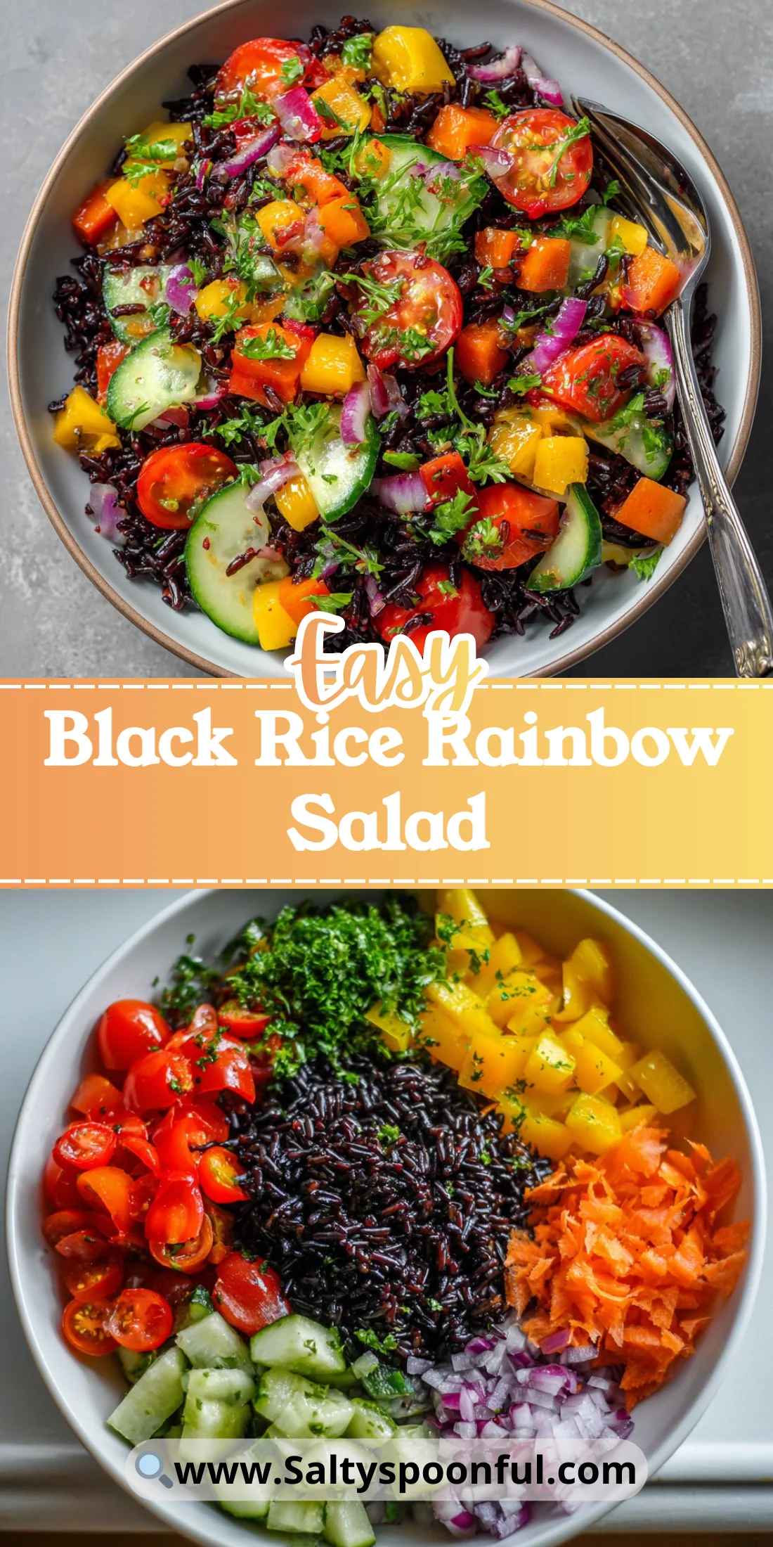 Black Rice Rainbow Salad