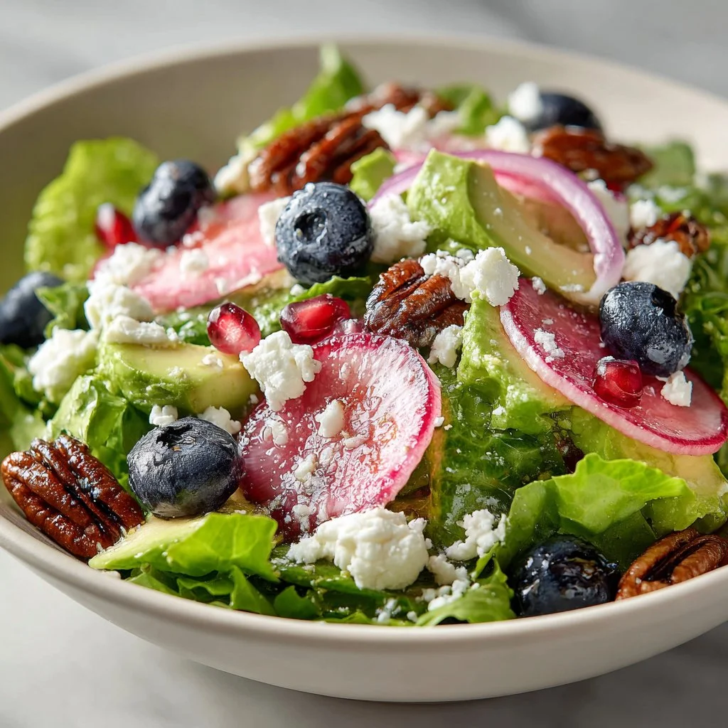 Blueberry Pistachio Spring Salad