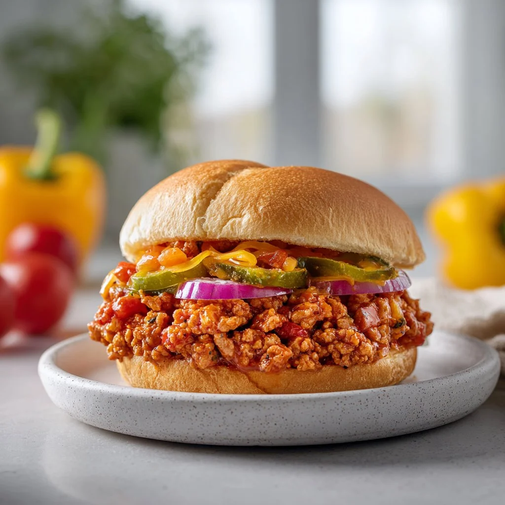 Cajun Chicken Sloppy Joes