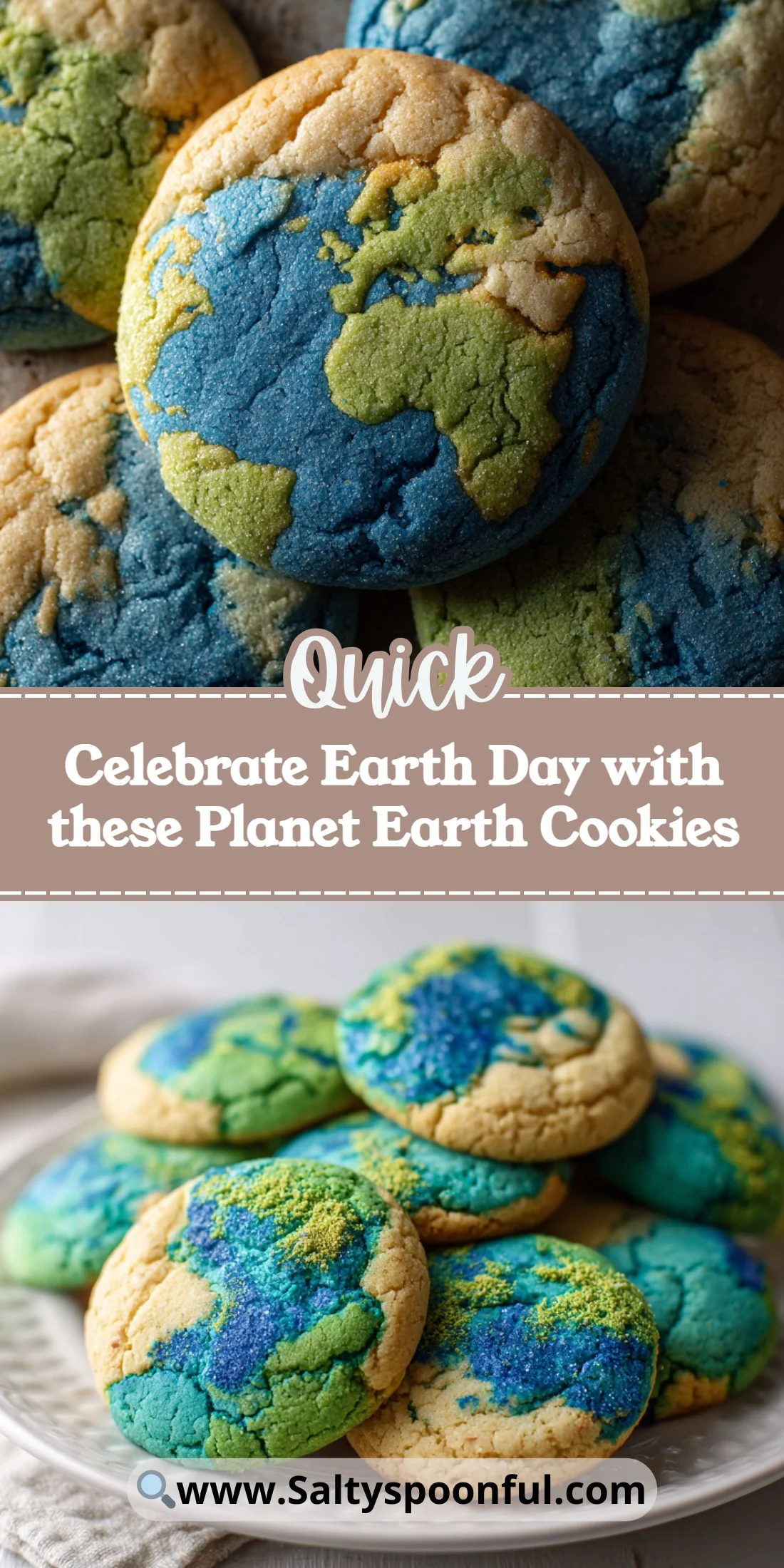 Celebrate Earth Day with these Planet Earth Cookies