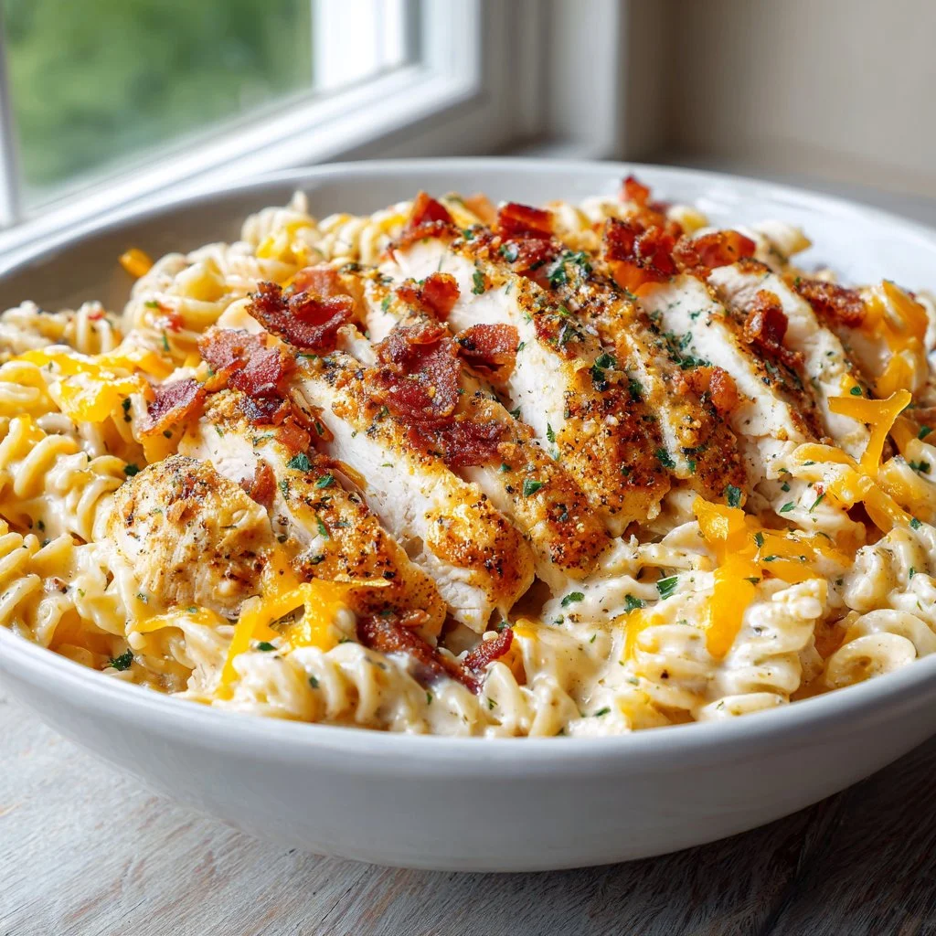 Chicken Bacon Ranch Pasta