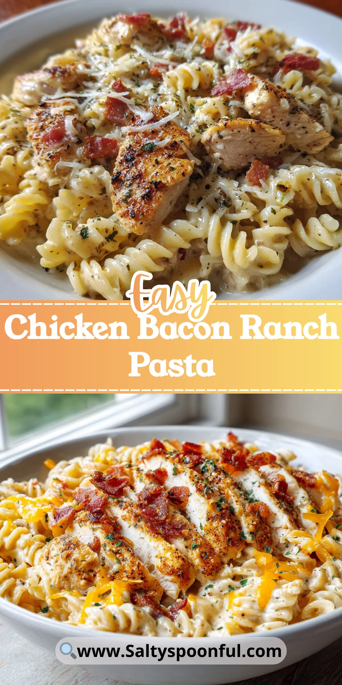 Chicken Bacon Ranch Pasta